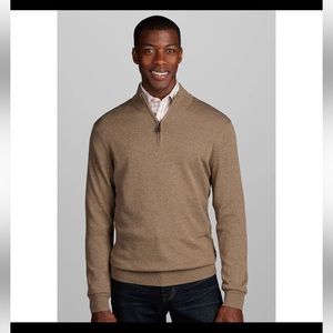 NWT Jos. A. Bank Tailored Fit 1/4-Zip Sweater
